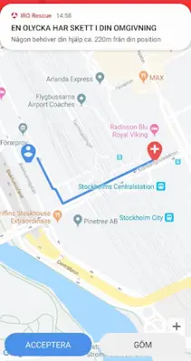 IRO Rescue android App screenshot 2